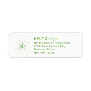 CUSTOM ADDRESS LABILLUMINATI