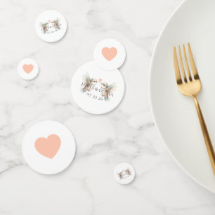 Custom Adorable Hummingbird Wedding Table Confetti Konfetti