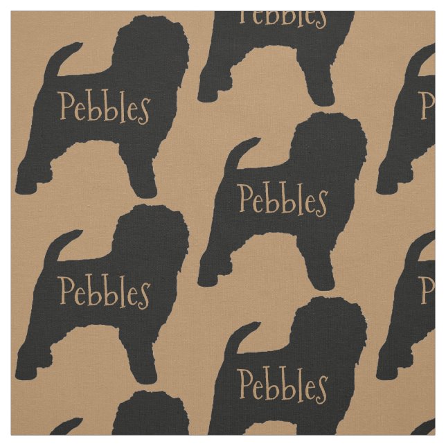 Custom Affenpinscher Dog Fabric Stoff (Muster)