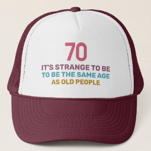Custom Age Funny Senior Geburtstag Truckerkappe