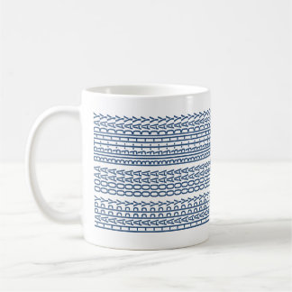 Custom Age Happy Birthday Modern Hidden Message Kaffeetasse
