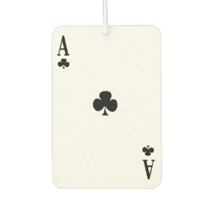 Custom Air Freshener - Ace of Clubs Autolufterfrischer