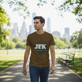 Custom Airport Code City & State Minimalist Travel T-Shirt