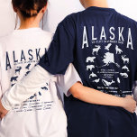 Custom Alaska Family Schifffahrt Wildbeobachtung T-Shirt<br><div class="desc">Set auf das Alaskan-Abenteuer mit unserem "Custom Family Alaska Cruise Wildlife Scavenger Hunt T - Shirt"! Diese personalisierten Shirts werden Ihre Ausflüge und Tiertouren mit noch mehr Spannung bereichern. Jedes Shirt kann mit Ihrem Familiennamen und Reisedatum individuell gestaltet werden, was es zu einem einzigartigen Zuhause für Ihre unvergessliche Alaska-Reise macht....</div>