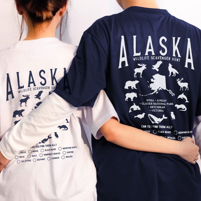 Custom Alaska Family Schifffahrt Wildbeobachtung T-Shirt (Von Creator hochgeladen)