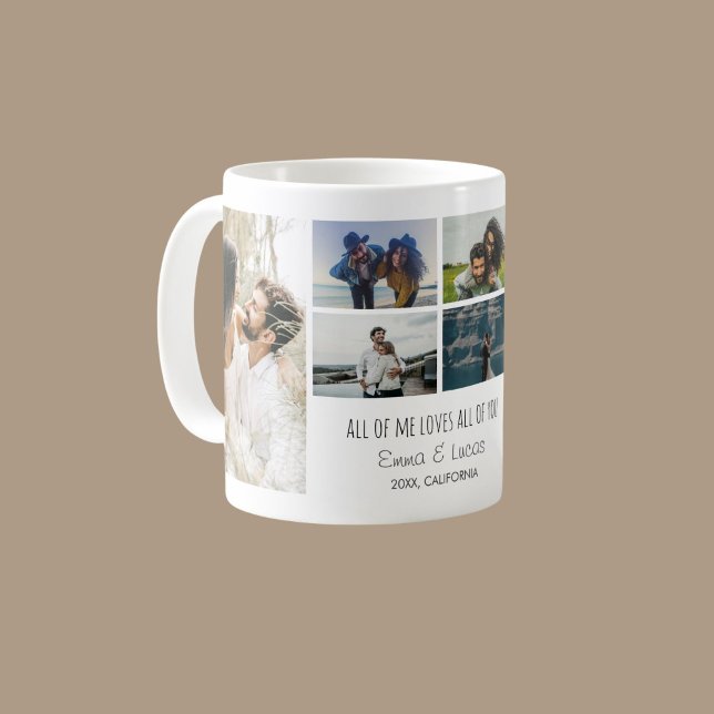 Custom All of Me Loves All of You Photo Mug Kaffeetasse (Custom All of Me Loves All of You Photo Mug)