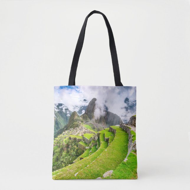 Custom All-Over-Print Tote Bag Machu Picchu, Cusco (Vorderseite)