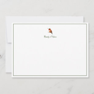 Custom Allen's Hummingbird Note Card Mitteilungskarte