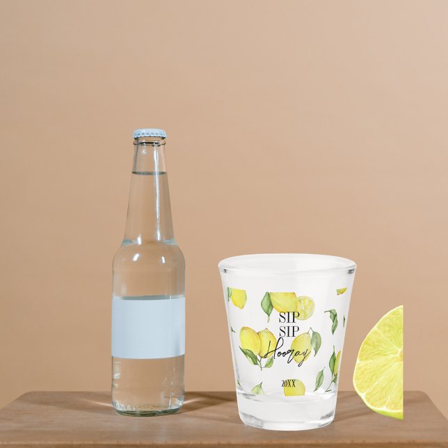 Custom Amalfi Lemons Shot Glas | Sip Sip Hooray (Von Creator hochgeladen)
