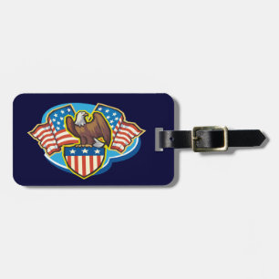 Custom American Eaggage Tag Gepäckanhänger