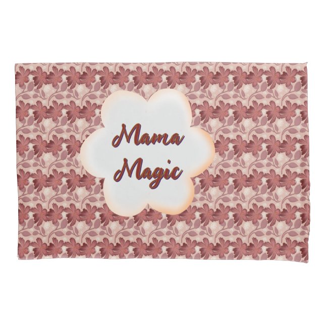 Custom and personalized mother's day floral gift kissenbezug (Vorderseite)