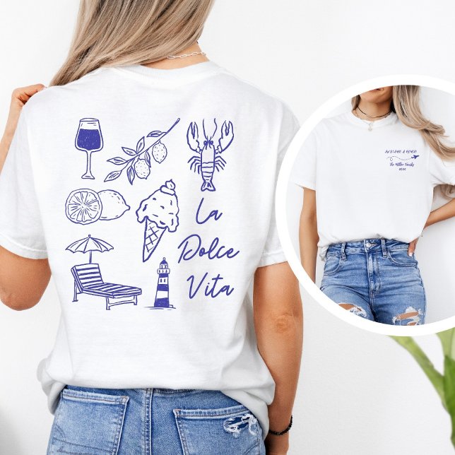 Custom Andiamo a Roma Italy Family Vacation T-Shirt (Von Creator hochgeladen)