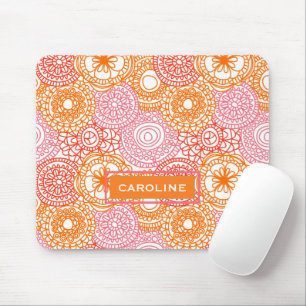 Custom Angesagt Fun Happy Summer Floral Muster Mousepad