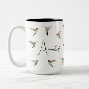 Custom Anna's Hummingbirds Tone Coffee Tasse