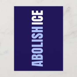 Custom Anti Abolish ICE Political Postcard Postkarte