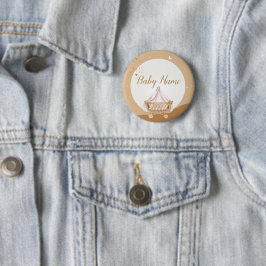 Custom Aqiqah Celebration Button Baby Dusche Gefal
