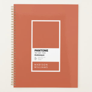 Custom Arabesque Notebook   Personalisiert Terraco Planer