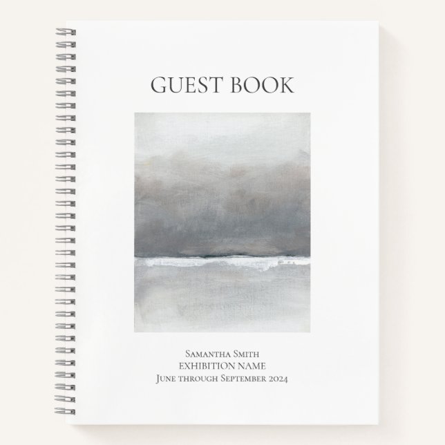Custom Art Show Ausstellung Gästebuch Notizbuch (Vorderseite)
