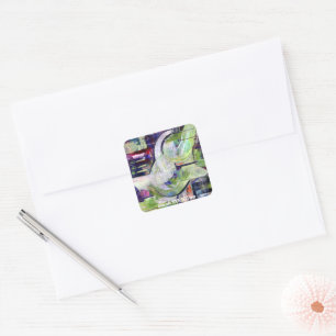Custom Art Square Stickers