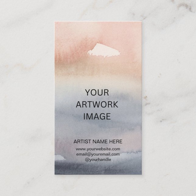 Custom Artist Visitenkarte (Vorderseite)