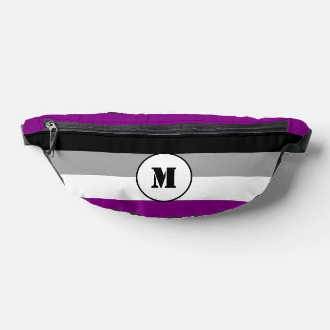 Custom asexuality flag  bauchtasche (Ablage )
