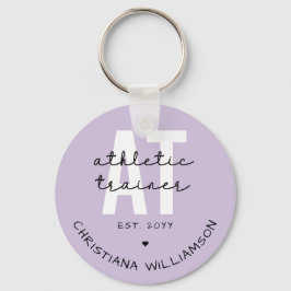 Custom Athletic Trainer bei sportlicher Ausbildung Schlüsselanhänger