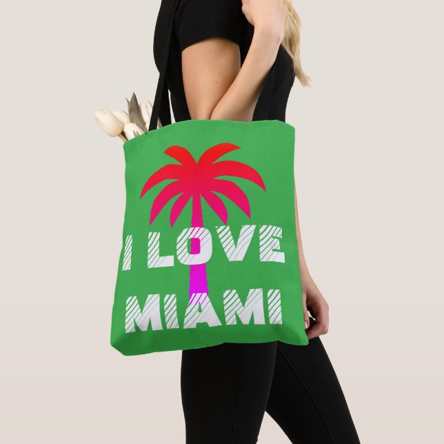 Custom attractive vibrant I love Miami Green (Von Nahem)