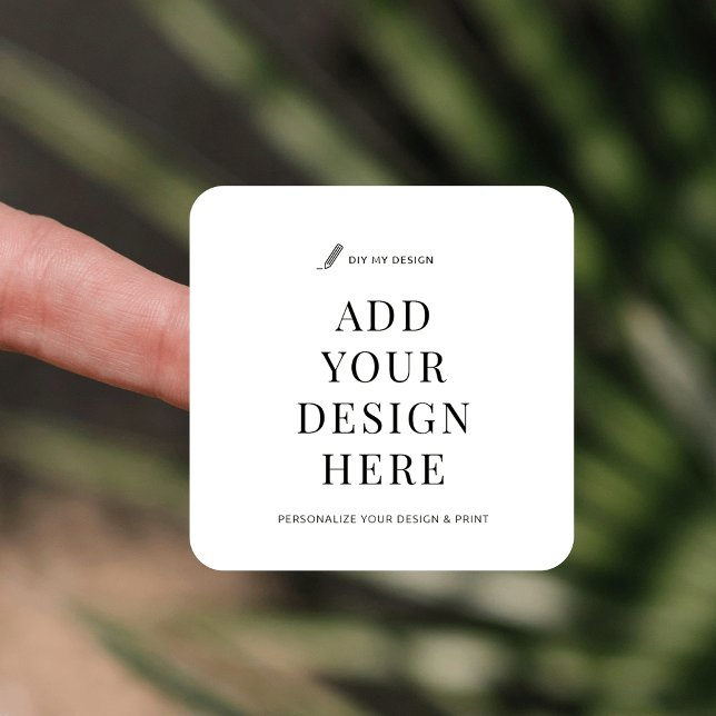 Custom Aufkleber Printing 1,5" Square Product Labe (Custom small favor sticker printing 1.5" square labels)