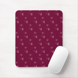 Custom August Poppy Birth Blume Geschenk zum Gebur Mousepad