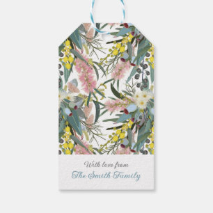 Custom Aussie Native Bush Blooms Geschenkanhänger