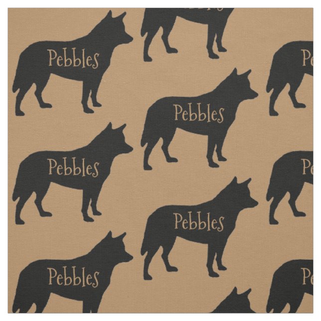 Custom Australian Cattle Dog Breed Fabric Stoff (Muster)