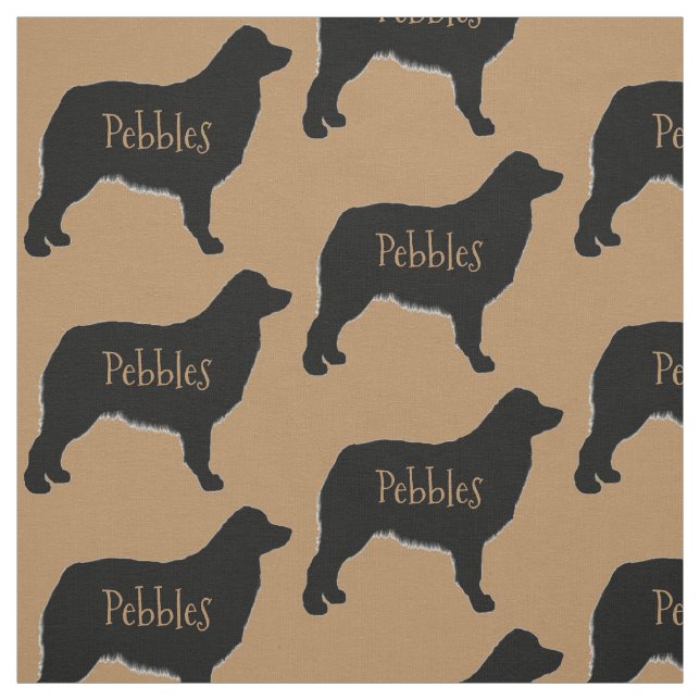 Custom Australian Shepherd Dog Fabric Stoff (Muster)