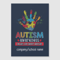 Custom Autismus Awareness School Business