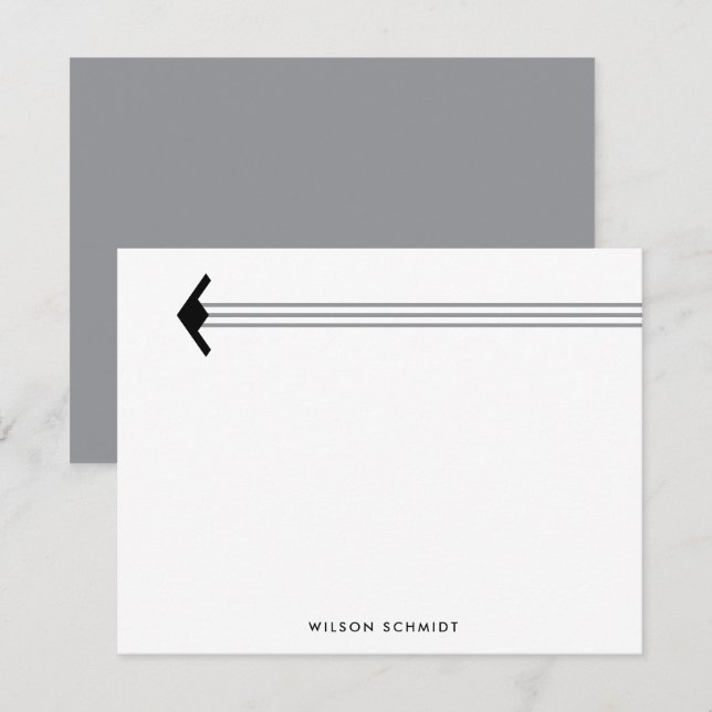 Custom B-21 Bomber- und Stripe-Contrail-Geschirr Mitteilungskarte (Vorne/Hinten)