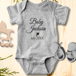 Custom Baby Ankündigung Strampler