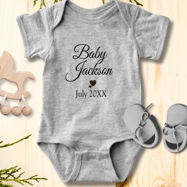 Custom Baby Ankündigung Strampler (Von Creator hochgeladen)