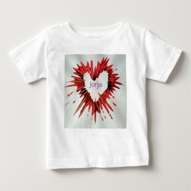 Custom Baby Baby T-shirt (Vorderseite)