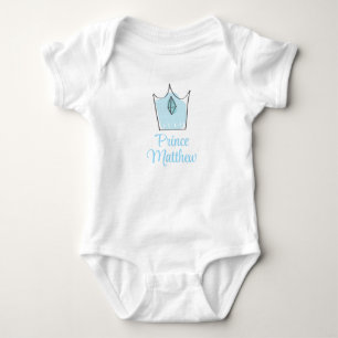 Custom Baby Boy Gift, Prince, Personalisiert Strampler