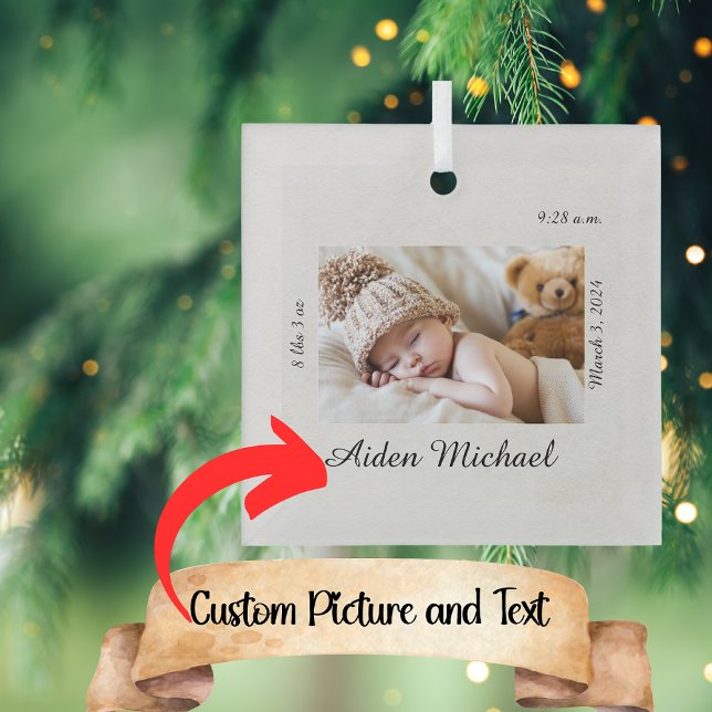 Custom Baby Christmas Ornament (Von Creator hochgeladen)
