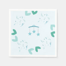 Custom Baby Dusche Napkins Serviette