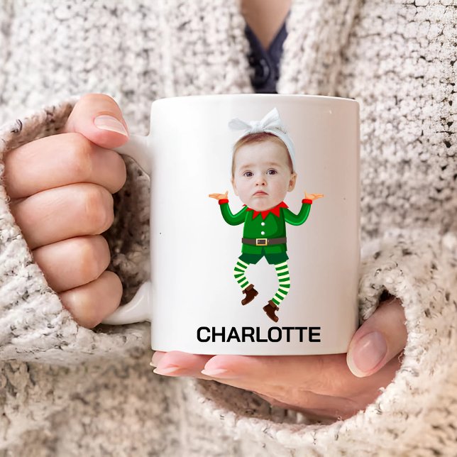 Custom Baby Face Elf Kaffeetasse (Von Creator hochgeladen)