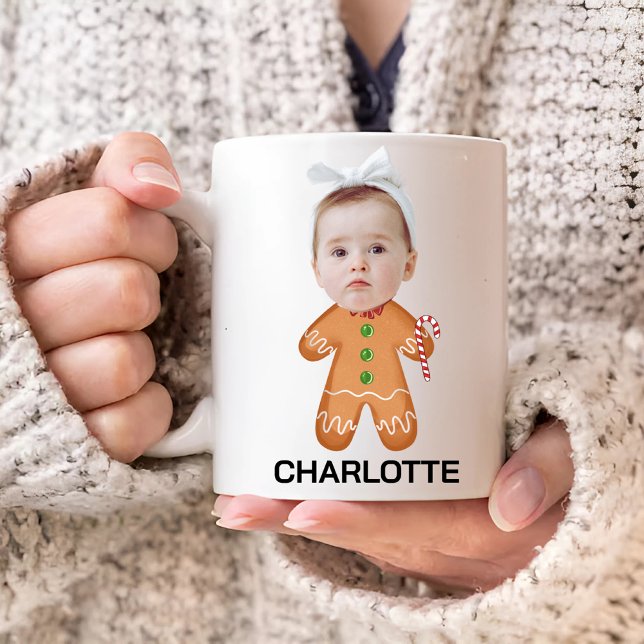 Custom Baby Face Gingerbrot Kaffeetasse (Von Creator hochgeladen)