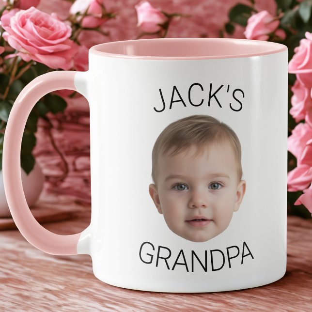 Custom Baby Face Mug for Grandpa Tasse (Von Creator hochgeladen)