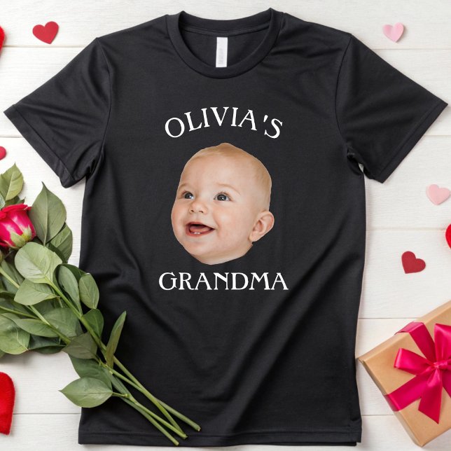 Custom Baby Face Personalisiert Child Foto Vater M T-Shirt (Von Creator hochgeladen)