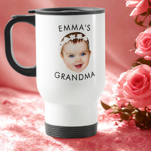 Custom Baby Face Tasse Mama Oma Opa Geburtstag