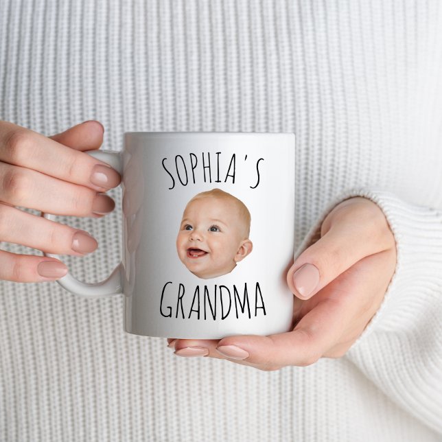 Custom Baby Face Tasse Mama Oma Opa Geburtstag (Von Creator hochgeladen)