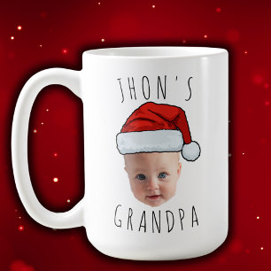 Custom Baby Face Weihnachtsmannmütze Weihnachts-Fo Kaffeetasse