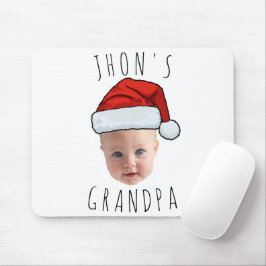 Custom Baby Face Weihnachtsmannmütze Weihnachts-Fo Mousepad