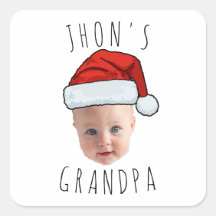 Custom Baby Face Weihnachtsmannmütze Weihnachts-Fo