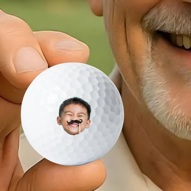 Custom Baby Foto Gesicht, Personalisiert Baby Foto Golfball (Von Creator hochgeladen)